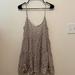 Brandy Melville Dresses | Brandy Melville Mini Dress | Color: Gray/White | Size: One Size