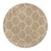 Brown 63 x 63 x 1.5 in Area Rug - Everly Quinn kids Ruby Trellis Shag Rug Light Polypropylene | 63 H x 63 W x 1.5 D in | Wayfair