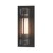 Hubbardton Forge Banded 12 Inch Tall Outdoor Wall Light - 305896-1001