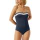 Schiesser Damen Bandeau Badeanzug, Admiral, 40 / C