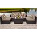 Belle 5 Piece Outdoor Wicker Patio Furniture Set 05c