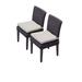 2 Venice Armless Dining Chairs