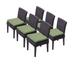 6 Venice Armless Dining Chairs