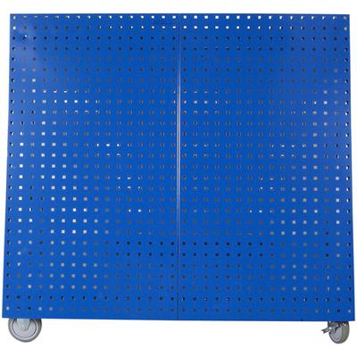 Triton Products 36 3/4" x 21 1/4" x 39 1/4" Blue LocBoard Tool Cart