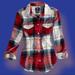 American Eagle Outfitters Tops | Aeo Favorite Fit Plaid Flannel Button Down Shirt | Color: Red/White | Size: Xs