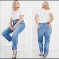 Madewell Jeans | Madewell Straight Jeans Size 34 Or 16 | Color: Blue | Size: 34