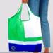 Tory Burch Bags | 3x Hp Tory Burch Tote Bag | Color: Blue/Green | Size: L:15.5" X H:15.5" X W:6"