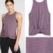 Athleta Tops | Athleta Twist Essence Tank - Space Dye Agate & Volcanic Violet | Color: Purple | Size: M