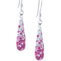 Giani Bernini Jewelry | Giani Bernini Sterling Silver Shandes Of Pink Teardrop Dangle Earrings | Color: Pink/Silver | Size: Os