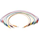 Hosa CSS-890 1/4-inch TRS Male to 1/4-inch TRS Male Patch Cable 8-pack - 3 foot (Various Colors)