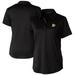 Women's Cutter & Buck Black Oakland Athletics Prospect Textured Stretch Polo