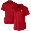 Women's Cutter & Buck Red Philadelphia Phillies Prospect Textured Stretch Polo