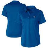 Women's Cutter & Buck Royal Toronto Blue Jays Prospect Textured Stretch Polo