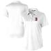 Women's Cutter & Buck White Boston Red Sox Prospect Textured Stretch Polo