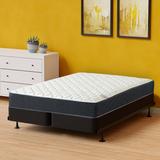 Queen Firm 17" Hybrid Mattress - Alwyn Home Shannan 9-Inch Medium TightTop Single Sided w/ Box Spring/Foundation | 80 H x 60 W 17 D in Wayfair