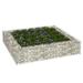 Arlmont & Co. Raised Garden Bed Raised Flower Bed Galvanized Steel Outdoor Planter Metal | 7.9 H x 39.4 W x 39.4 D in | Wayfair