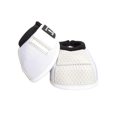 Classic Equine No Turn Flexion Bell Boots - M - White - Smartpak