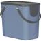 Mülltrennungssystem Albula 25 l horizon blue Recyclingbehälter Müll- & Abfalleimer - Rotho