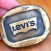 Levi's Accessories | Levi's Belt Buckle Brass Oxidized Black Gold Vintage Antiqued | Color: Black/Gold | Size: Os