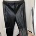 Zara Pants & Jumpsuits | Faux Leather Zara Pants | Color: Black | Size: L