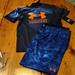 Under Armour Matching Sets | - Nwt Under Armour Boys Sz 7, 2 Pc Outfit Shorts Tee | Color: Blue | Size: 7b