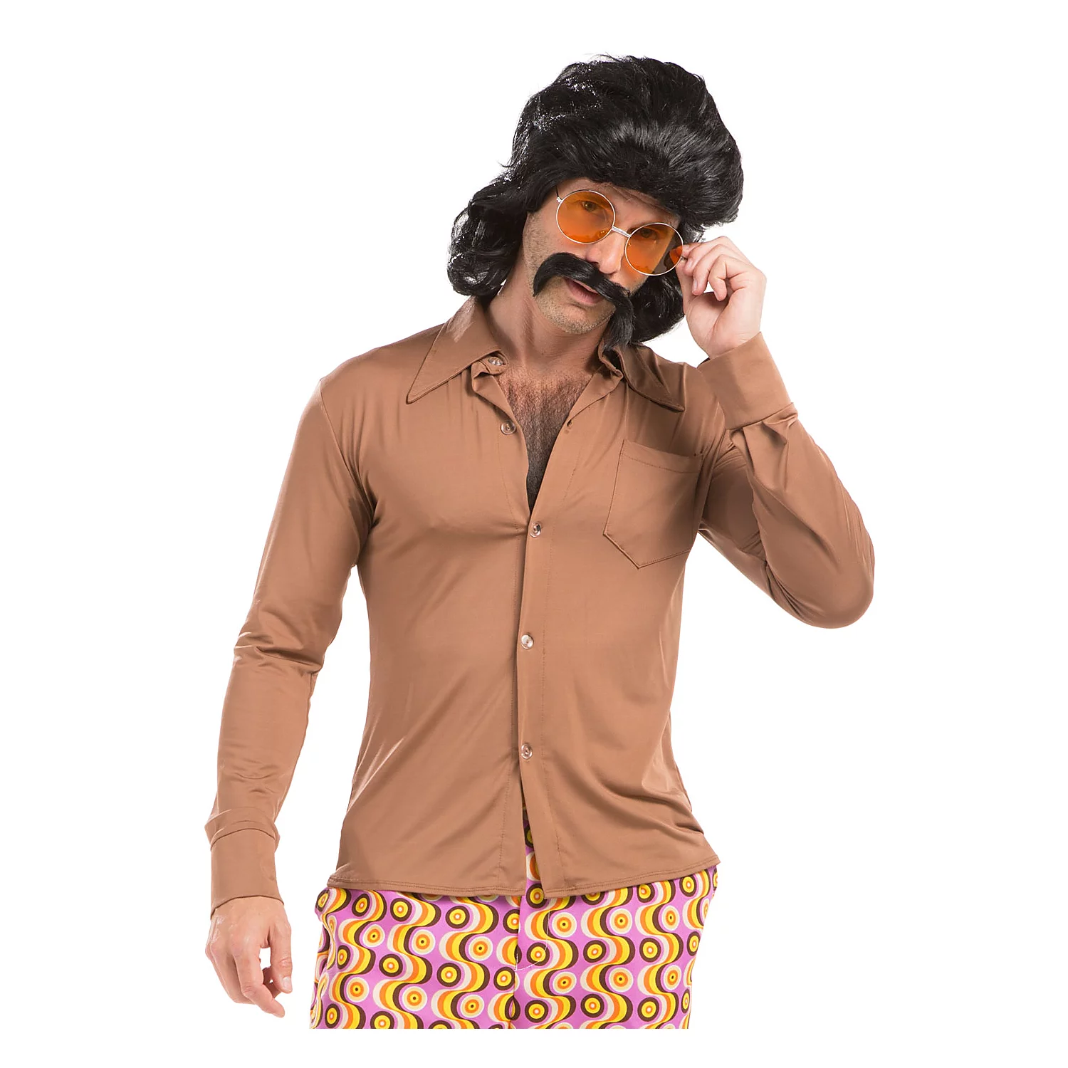 Chemise pour hommes, marron