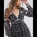 Free People Dresses | Free People Cherry Blossom Embroidered Lace Dress | Color: Black | Size: 8