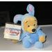 Disney Toys | Disney Store Winnie The Pooh 8" Blue Easter Bunny Pooh Mini Bean Bag Nwt | Color: Blue | Size: Osbb