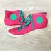 Converse Shoes | Converse Highness Wedge Heel Shoes Size 9.5 | Color: Green/Pink | Size: 9.5