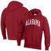 Men's Champion Crimson Alabama Tide Big & Tall Reverse Weave Fleece Pullover Hoodie Sweatshirt