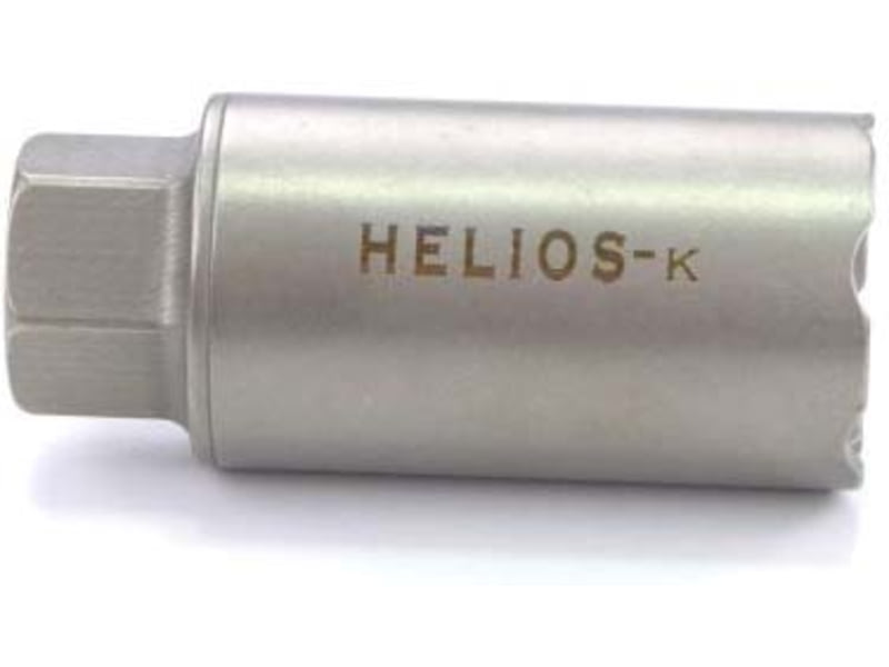 V Seven Helios-K Linear Compensator 5/8X24 for .338 Raw Titanium MBHEK 338