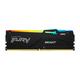Kingston FURY Beast Schwarz RGB 32GB 4800MT/s DDR5 CL38 DIMM Desktop Gaming Speicher Einzelnes Modul - KF548C38BBA-32