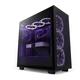 NZXT H7 Flow - CM-H71FB-01 - ATX Mid Tower PC Gaming Case - Front I/O USB Type-C Port - Quick-Release Tempered Glass Side Panel - Vertical GPU Mount - Integrated RGB Lighting - Black