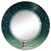 The Holiday Aisle® Corvin Round Wall Mounted Bathroom/Vanity Mirror | 24 H x 24 W x 0.25 D in | Wayfair 58BDCED4F3F5433F9F056834BD83BB4D