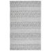 White 60 x 36 x 0.28 in Indoor Area Rug - Foundry Select Geometric Handmade Handwoven Wool Area Rug in Gray Wool | 60 H x 36 W x 0.28 D in | Wayfair