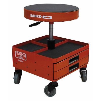Bahco - Werstatthocker Werkstattstuhl Sitzhilfe rollbar mit Schublade BLE300 Image