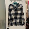 J. Crew Tops | Jcrew Womens Flannel Xl | Color: Blue/White | Size: Xl