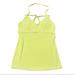 Athleta Tops | Athleta St Yellow Athletic Tank Shirt Strappy | Color: Tan/Yellow | Size: S