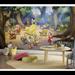 Disney Wall Decor | Disneys Snow White Mural Wallpaper | Color: Gold/Yellow | Size: Os