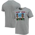 Men's Homage Ronald Acuna Jr. & Ozzie Albies Heathered Gray Atlanta Braves MLB Jam Tri-Blend T-Shirt