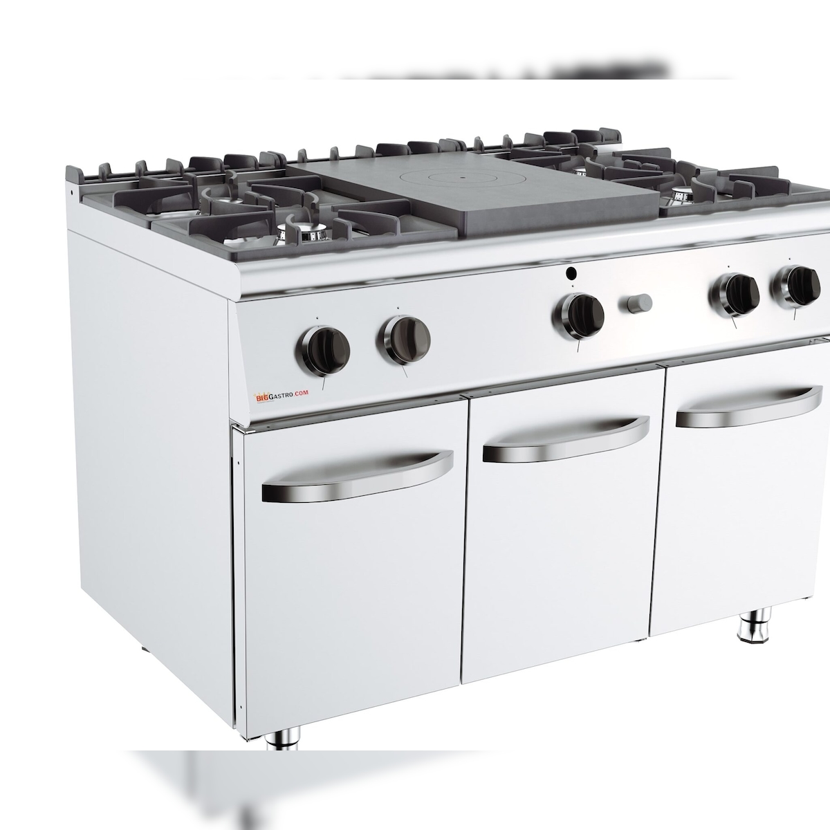 Glühplattenherd Gas - 4 Brenner + inklusiv Unterbau Image