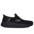 Skechers Men's Slip-ins: Max Cushioning - Advantageous Sneaker | Size 9.5 | Black | Textile/Synthetic | Machine Washable