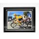 Bradley Wiggins Signed Autograph Cycling Memorabilia Tour de France Victory Photo In Luxury Handmade Wooden Frame & AFTAL COA