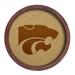 Kansas State Wildcats 20.25'' Round Faux Barrel Framed Cork Board