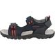 Geox Jungen Jr Sandal Strada A Sandalen,Navy Dk Red,35 EU