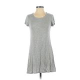 Olivia Rae Casual Dress - Mini: Gray Dresses - Women's Size Small