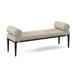 Ambella Home Collection Brooklyn Bench Performance Fabric in Brown | 26 H x 58 W x 18 D in | Wayfair 181-00_6062-92_FINISH-111