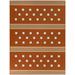 Orange 120 x 94 x 0.01 in Indoor/Outdoor Area Rug - Balta Rugs Fiorentino Geometric Patio Indoor/Outdoor Area Rug | Wayfair 19779467.240305.1