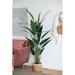 Seasonal Abode 71" Artificial Bird of Paradise Plant in Pot Plastic/Fabric | 71.7 H x 23.6 W x 23.6 D in | Wayfair SA11849-AB