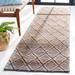 Gray 108 x 27 x 0.39 in Indoor Area Rug - Dakota Fields Geometric Handmade Power Loom Jute/Sisal Wool Indoor Area Rug in/Brown Wool/Jute & Sisal | Wayfair